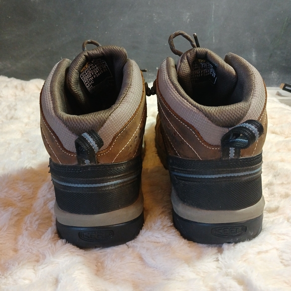 KEEN Men's Size 9.5D Utility Flint II Mid Waterproof Steel Toe Work Boots - Picture 4 of 10